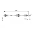 BOSCH 1 987 476 540 - Flexible de frein