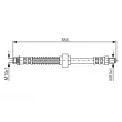 BOSCH 1 987 476 597 - Flexible de frein