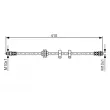 BOSCH 1 987 476 638 - Flexible de frein