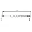 BOSCH 1 987 476 769 - Flexible de frein