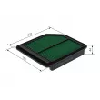 BOSCH F 026 400 098 - Filtre à air