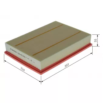 Filtre à air BOSCH OEM PHE000112