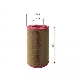Filtre à air BOSCH F 026 400 184