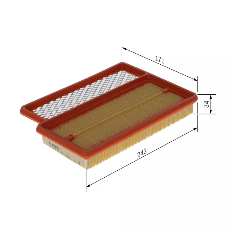 Filtre à air BOSCH F 026 400 466 - Visuel 1