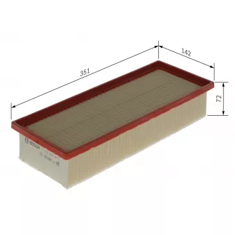 Filtre à air BOSCH OEM 1444VN