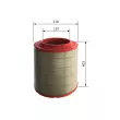BOSCH F 026 400 563 - Filtre à air