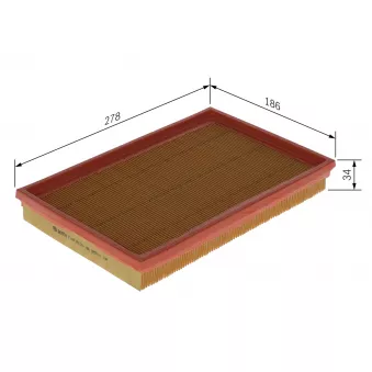 Filtre à air BOSCH OEM 030129620D