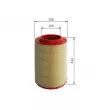 BOSCH F 026 400 588 - Filtre à air