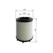 BOSCH F 026 400 620 - Filtre à air