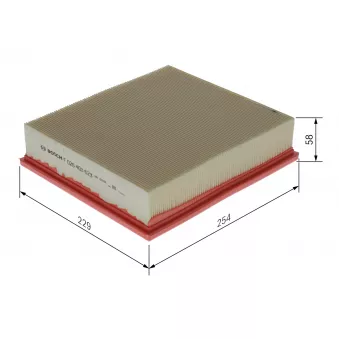 Filtre à air BOSCH F 026 400 623