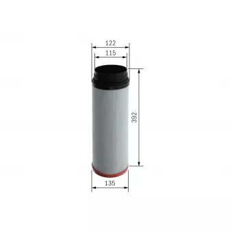 BOSCH F 026 400 643 - Filtre à air secondaire