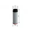 BOSCH F 026 400 643 - Filtre à air secondaire
