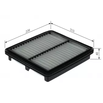 BOSCH F 026 400 667 - Filtre à air