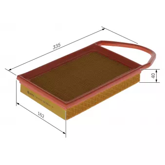 Filtre à air BOSCH F 026 400 682