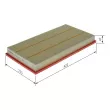 BOSCH F 026 400 704 - Filtre à air