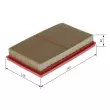 BOSCH F 026 400 706 - Filtre à air