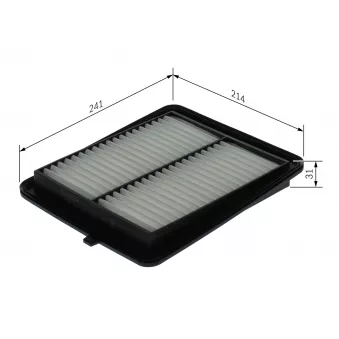 BOSCH F 026 400 723 - Filtre à air
