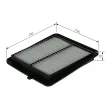 BOSCH F 026 400 723 - Filtre à air