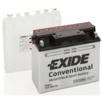 Batterie de démarrage EXIDE 12Y16A-3A