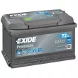 Batterie de démarrage EXIDE [EA722]