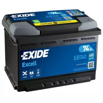 Batterie de démarrage EXIDE EB740