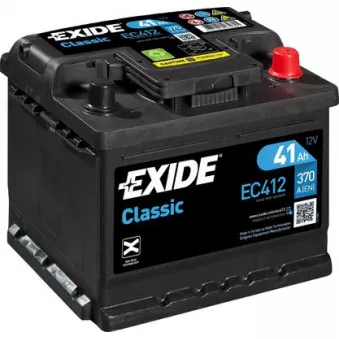 Batterie de démarrage EXIDE EC412