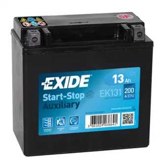 Batterie de démarrage EXIDE EK131