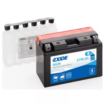 Batterie de démarrage EXIDE ET9B-BS
