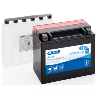 Batterie de démarrage EXIDE ETX20HL-BS