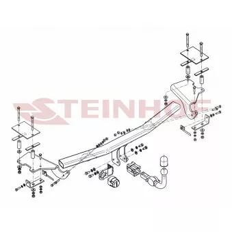 Dispositif d'attelage STEINHOF A-038 pour ALFA ROMEO 159 1.8 MPI - 140cv