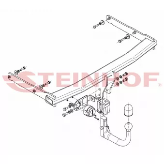 Dispositif d'attelage STEINHOF A-101 pour AUDI A6 3.0 TFSI quattro - 310cv Dispositif d'attelage STEINHOF A-101 pour AUDI A6 3.0 TFSI quattro - 310cv