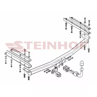 Dispositif d'attelage STEINHOF C-208 pour CHRYSLER GRAND VOYAGER 3.3 - 170cv