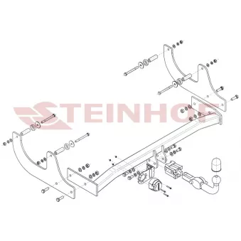 Dispositif d'attelage STEINHOF D-053 pour DACIA LOGAN 1.5 DCI - 88cv