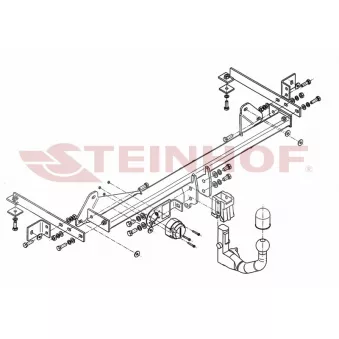Dispositif d'attelage STEINHOF F-046