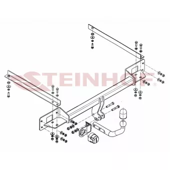 Dispositif d'attelage STEINHOF F-095 pour FIAT LINEA 1.3 D Multijet - 90cv