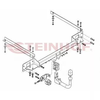 Dispositif d'attelage STEINHOF F-096 pour FIAT LINEA 1.3 D Multijet - 90cv