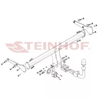 Dispositif d'attelage STEINHOF F-216 pour FORD KA 1.2 Ti-VCT - 85cv
