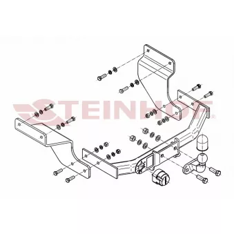 Dispositif d'attelage STEINHOF F-295 pour FORD TOURNEO 1.8 TDCi - 110cv