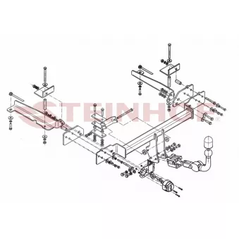Dispositif d'attelage STEINHOF H-051 pour HONDA ACCORD 2.4 - 190cv