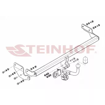 Dispositif d'attelage STEINHOF H-208 pour HYUNDAI ACCENT 1.6 GLS - 112cv