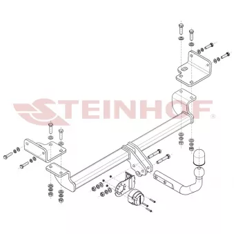 Dispositif d'attelage STEINHOF H-227 pour HYUNDAI I30 1.6 CRDi - 136cv