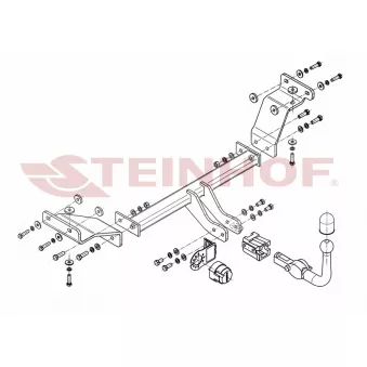 Dispositif d'attelage STEINHOF H-246 pour HYUNDAI I30 1.6 - 122cv