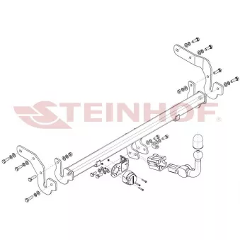 Dispositif d'attelage STEINHOF H-269 pour HYUNDAI MATRIX 1.5 CRDi VGT - 110cv