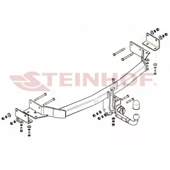Dispositif d'attelage STEINHOF K-016 pour KIA SORENTO CRDi 4WD - 197cv