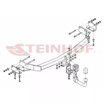 Dispositif d'attelage STEINHOF K-017 pour KIA SORENTO 2.2 CRDi 4WD - 197cv