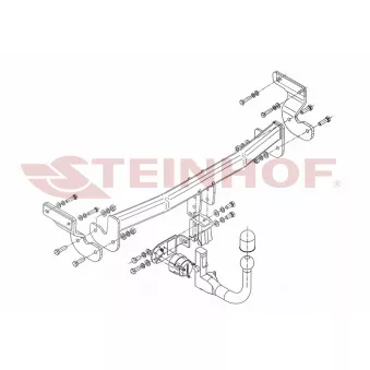 Dispositif d'attelage STEINHOF K-019 pour KIA OPTIMA 2.0 CVVT Hybrid - 190cv