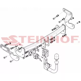 Dispositif d'attelage STEINHOF K-068 pour KIA OPTIMA 2.0 CVVL - 163cv Dispositif d'attelage STEINHOF K-068 pour KIA OPTIMA 2.0 CVVL - 163cv