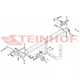 Dispositif d'attelage STEINHOF K-075 pour KIA STONIC 1.4 CVVT - 99cv