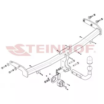 Dispositif d'attelage STEINHOF K-089 pour KIA XCEED 1.6 T-GDI - 204cv