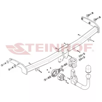 Dispositif d'attelage STEINHOF K-090 pour KIA XCEED 1.6 T-GDI - 204cv
